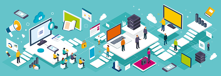 クラウド化のイメージ